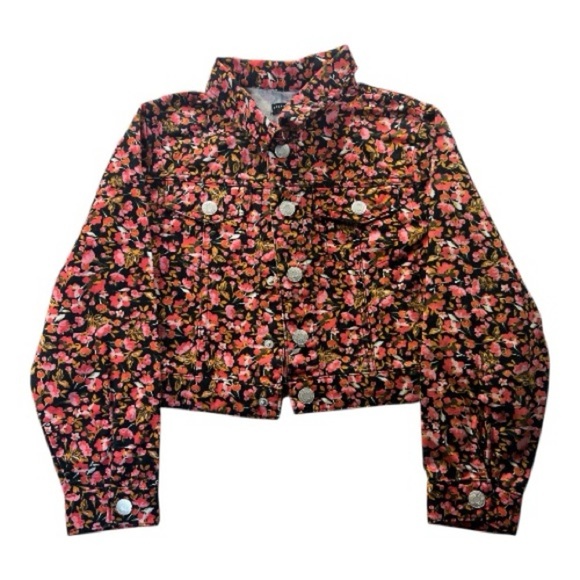 Social Standard By Sanctuary Other - Floral Kids Jean Jacket